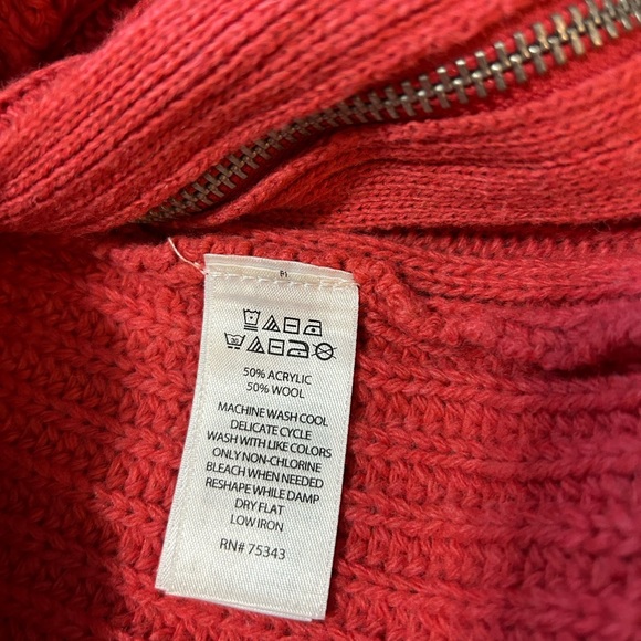 Max Studio Wide Cowl Neck Sweater Sz M - Picture 3 of 4